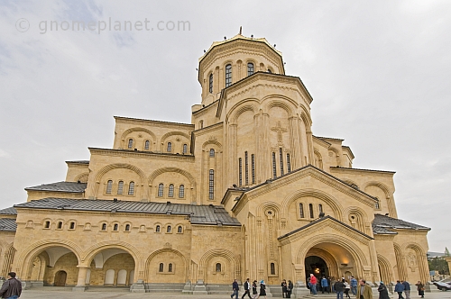 The Eastern Orthodox Sameba Cathedral.