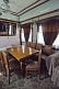 Image of Lounge/dining room in Joseph Stalin\\\\'s personal railway carriage, at the Stalin Museum.