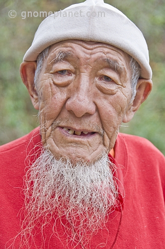 Retired monk from the Rumtek Buddhist monastery, near Gangtok.