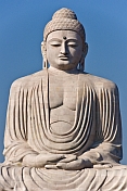 The 20m tall statue of the Buddha, which stands next to the Japanese Temple.