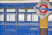 Everest Heritage railway carriage on the  Darjeeling Himalayan Railway.