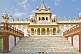 Image of The white marble Jaswant Thada, a memorial to commemorate Jaswant Singh II.