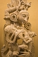 Image of Ancient stone carvings of mother and child in the Fort Palace Museum.