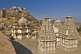 Temples and Palace stand within the walls of the Kumbhalgarh Fort.
