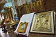 Gold icons in Saint Nicholas Cathedral.