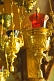 Gold oil lamps with colored glass shades in Saint Nicholas Cathedral, on Qabanbay Batyr.