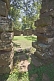 Image of Monks cell and stone ruins of the Jesuit San Ignacio Mission.