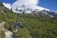 Image of Trekking to the Fitzroy Mountains in the Parque Nacional Los Glaciares.