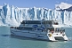Image of Exploration boat visits the Moreno Glacier in the Parque Nacional Los Glaciares.