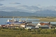 Image of Docks and mountains on the Beagle Channel.
