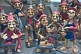 Image of A selection of Gnome statues for sale.