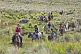 Image of Horse-back trekker group at the Estancia Los Potreros.