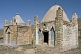 Traditional brick-built Kyrgyz tombs continue the style used for centuries.