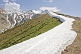 Image of A well-defined snowline marks the Altyn Arashan Mountains in Sarycat Ertas Nature Reserve.