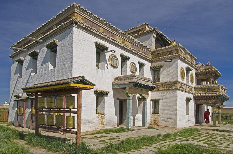 Classroom for young Buddhist monks at the Erdene Zuu Khiid (Hundred Treasures Monastery).