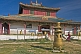 Image of Incense burner and monk at Shanhyn Monastery.