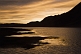 Image of Sunset over the Tsagaan Nuur lake.