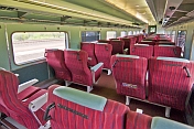 Interior of Red Class carriage on the 'Ghan' train