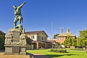 War Memorial and Court House on Argent Street in Broken Hill