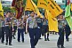 Boy-scouts from the Asociacin Nacional de Scouts de Panam, founded in 1924, carry their standards in the national Flag Day parade.