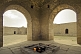 Image of Central fire pit and place of Zoroastrian worship at the Atesgah Fire Temple.