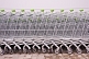 Image of A line of supermarket shopping trolleys, outside a modern Russian supermarket.