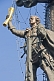 Image of The 94.5m tall statue of Peter the Great on an island in the Moscow River.