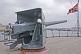 Image of The naval gun on the Cruiser Aurora that fired the first shot of the Russian Revolution.