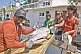 Handling a large Yellowfin Tuna