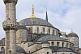 Image of Domes and minarets of Sultan Ahmet\\\\'s blue mosque in Sultanahmet.