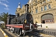 Image of Preserved steam locomotive in front of the Haydarpasa Railway Station, on the Asian side of the Bosphorous at Kadikoy.