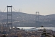 Image of The Bosphorus suspension bridge crosses the divide from Europe to Asia.