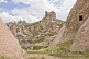Image of A valley of fairy chimneys and cave dwellings near the Uchisar Castle.