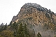 The Sumela Monastery perches high on the side of a mountain.