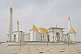 Image of The golden-roofed Turkmenbashi Ruhy Mosque is the biggest in Central Asia, and can hold 10,000 worshippers.