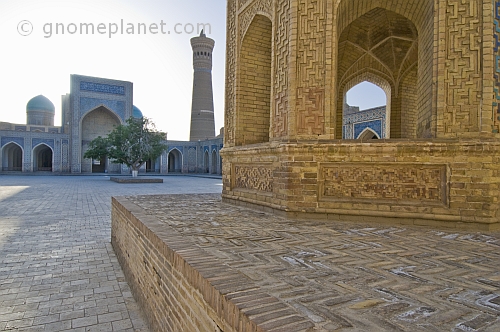 Interior courtyard of the Kalyan Mosque.