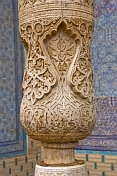 Wooden support pillar in the Tosh-Hovli Palace.