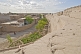 Image of View towards the North Gate, along the mud-brick city walls and over the rooftops.