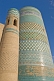 Image of Turquoise-tiled Kalta-Minor minaret was begun in 1851 by Mohammed Amin Khan, who died before it could be finished.