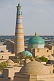 Image of Minaret and madrassah of Islam-Khodja, viewed from the Kuhna Ark.