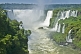 Image of Multiple waterfalls and jungle along the Iguazu River.