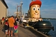 Image of Visitors to Pictou Docks wait to board for a harbour trip on the tugboat 'Theodore Too'.