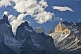 Image of Mountains with sun and clouds in the Parque Nacional Los Glaciares.
