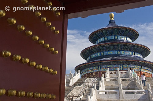Doorway to the Hall of Prayer for Good Harvests at the Temple of Heaven.