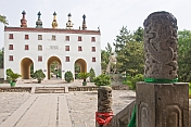 Second gateway with stupas at the Putuozongcheng Buddhist Temple.