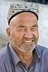 Image of Local Kashgar man with traditional hat, known in Uighur as a doppa.