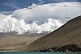 Snow-capped Pamir Mountains next to Karakul Lake, on the Karakoram Highway between Kashgar and Tashkurgan.