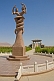 Image of Snake statue at the Astana Graves near Turpan.
