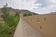 Image of Looking along the reconstructed Great Wall of China at the Shiguan Gorge, near Jiayuguan.