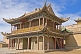Image of Elaborate Pagoda-roofed temple at the Jiayuguan Fort.